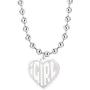 iGirl Heart Pendant Necklaces for Women and Girls Harajuku Streetwear Choker Stainless Steel Chain Jewelry Gifts