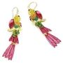 Parrot Earrings for Women,Zircon Drop Dangle Earrings Hypoallergenic,Boho Animal Earrings for Girls,Gifts for Bird Lovers