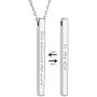 Annis Munn Women 925 Sterling Silver Bar Necklace Gift for Women Girl Jewelry Engraved  She Believed She Could So She Did Birthday Valentines Day and Mothers Day Jewelry