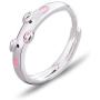 MIXIA Creative Cute Pink Red Pig Rings Popular Lucky Piggy Animal Couple Adjustable Open Ring for Women Jewelry