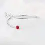 WUSUANED Heart Beat Stethoscope Birthstone Bracelet Nurse Medical Jewelry With Birthstone Birthday Gift for Nurse Doctor Medical Students