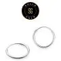 SOLIDGOLD - 14K Endless Gold 10-20mm Infinity Hoop Sleeper Earrings | Yellow, Rose & White Gold SOLIDGOLD - 14K Endless Gold 10-20mm Infinity Hoop Sleeper Earrings | Yellow, Rose & White Gold