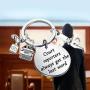 CENWA Court Reporter Gift Court Reporter Always Get The Last Word Keychain Stenographer Gift Retirement Gift for Court Reporter