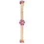Ratnavali Jewels CZ Zirconia Gold Tone Red Baguette Diamond Elegant Sleek Bollywood Indian Bangles Jewelry Women