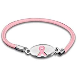 Fundraising For A Cause | Breast Cancer Pink Ribbon Stretch Bracelets - Pink Bracelets for Breast Cancer Awareness Fundraisers (2 Bracelets)