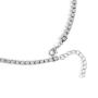 Zoestar Butterfly Choker Necklace Gorgeous Crystal Pendant Necklaces Sparkly Butterfly Chain Jewelry for Women (Silver)