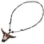 Scddboy Vintage Gothic Bull Skull Head Necklace - Retro Tribe Pendant Chain Scddboy Vintage Gothic Bull Skull Head Necklace - Retro Tribe Pendant Chain