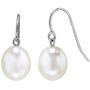 Honora 7.5-8 mm & 8-8.5 mm Freshwater Cultured Pearl Necklace & Earrings Set in Sterling Silver