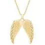 1/2 Carat CT.t.w Round White & Enhanced Black Natural Diamond Angel Wings Pendant Necklace In 14k Gold Over Sterling Silver (0.50 Cttw) 1/2 Carat CT.t.w Round White & Enhanced Black Natural Diamond Angel Wings Pendant Necklace In 14k Gold Over Sterling Silver (0.50 Cttw)