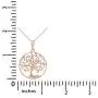Jewel Zone US Tree of Life Filigree Pendant Necklace 14k Gold Over Sterling Silver Jewel Zone US Tree of Life Filigree Pendant Necklace 14k Gold Over Sterling Silver