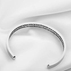 FUSTMW Friends Thank You Gift Friends Keychain I Feel So Lucky That My Friend is You Friendship Jewelry Going Away Gifts