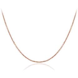 Michael Zweig Sterling Silver Rolo Chain 1.0mm Thick with Spring Ring Italy Tag
