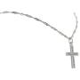 Montana Silversmiths Womens Rhinestone Cross Pendant Necklace - Nc746