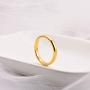 King Will Glory Mens 4mm 6mm 8mm Tungsten Carbide Ring 24k Gold Plated Domed Polished Finish Wedding Band