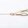 Krun Lock Necklace Y Pendant Simple Cute Heart Necklaces Long 3 Multilayer Chain Fashion Jewelry Women Girls Gift for Her