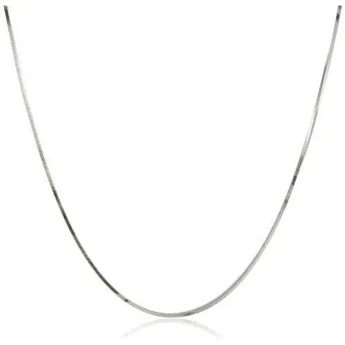 Pori Jewelers 925 Sterling Silver .7MM Magic 8 Sided Italian Snake Chain - for Women -Made in Italy Pori Jewelers 925 Sterling Silver .7MM Magic 8 Sided Italian Snake Chain - for Women -Made in Italy