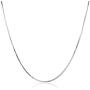 Pori Jewelers 925 Sterling Silver .7MM Magic 8 Sided Italian Snake Chain - for Women -Made in Italy