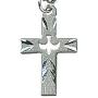 Holy Spirit Dove Cross Confirmation Necklace, 18 Inch