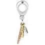Bellestory All-Seeing Eye Feather Spirituality Dangle Charm Sterling Silver Heart Bead fit European Bracelets Necklace
