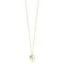 Gelin 14k Solid Gold Four Leaf Clover Chain Necklace for Good Luck with Cubic Zirconia - 18 inc Gelin 14k Solid Gold Four Leaf Clover Chain Necklace for Good Luck with Cubic Zirconia - 18 inc