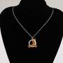 LBSBO Childhood Cancer Awareness Ribbon Clip-on Charm/Necklace Childhood Cancer Support Jewelry