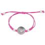 FAADBUK Real Dandelion Handmade Rope Bracelet Crystal Clear Glass Charm Dandelion Pendant Bracelet Make A Wish Dandelion Jewelry for Girl Women