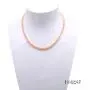 JYX Pearl Necklace Set AA+ 4-5mm Tiny Pink Freshwater Cultured Pearl Necklace Bracelet and Earrings Set for Women and Girls JYX Pearl Necklace Set AA+ 4-5mm Tiny Pink Freshwater Cultured Pearl Necklace Bracelet and Earrings Set for Women and Girls