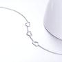 14k Gold Heart Bracelet for Women, Real Gold Fine Love Jewelry Gifts for Her,6.7''-8.1''