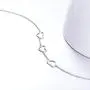 14k Gold Heart Bracelet for Women, Real Gold Fine Love Jewelry Gifts for Her,6.7''-8.1''