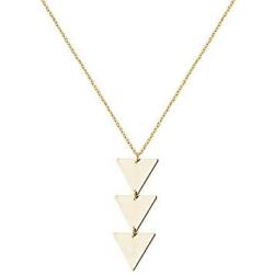 Long Pendant Necklace for Women Simple Three Triangle Geometric Sweater Necklace Charm Necklace Set Punk Jewelry