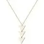 Long Pendant Necklace for Women Simple Three Triangle Geometric Sweater Necklace Charm Necklace Set Punk Jewelry