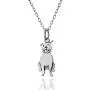 FashionJunkie4Life Sterling Silver Detailed Pit Bull Dog Charm Necklace, 18'' Cable Chain Pitbull