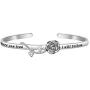 HOLLP Mother Daughter Rose Flower Bracelet Where You Lead I Will Follow Friendship Jewelry