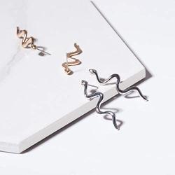 Osemind Snake Earrings for Women Silver Long Dangle Earrings Retro Vintage Earrings Studs Snake Serpent Earrings Snake Jewelry