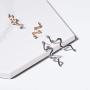 Osemind Snake Earrings for Women Silver Long Dangle Earrings Retro Vintage Earrings Studs Snake Serpent Earrings Snake Jewelry