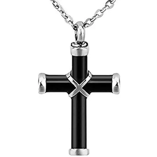 HooAMI Cremation Jewelry for Ashes Cross Urn Necklace Pendant Memorial Ash Jewelry HooAMI Cremation Jewelry for Ashes Cross Urn Necklace Pendant Memorial Ash Jewelry