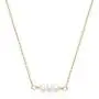 Befettly Mini Pearls Choker Necklace Bar Star Shell Turquoise Necklace Pendant Delicate Handmade 14k Gold Fill Choker