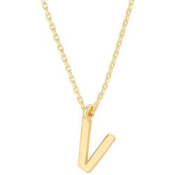 PAVOI 14K Gold Plated Initial Necklace | Letter Necklaces for Women