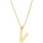 PAVOI 14K Gold Plated Initial Necklace | Letter Necklaces for Women
