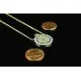 DAHI SHOP Turkish Greek Third Evil Eye Necklace Hamsa Hand of Fatima Delivered With Jewelry Gift Box Natural Gemstone 16'' Chain Gold-tone + 2'' Extender