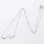 Your Always Charm Ocean Wave Necklace Sea Jewelry for Surfer Beach Lover (rose gold) Your Always Charm Ocean Wave Necklace Sea Jewelry for Surfer Beach Lover (rose gold)