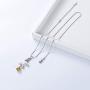 Rose Flower Cremation Jewelry Urn Necklaces for Ashes, Cremation Ash Jewelry Memorial Pendants for Human Pets Ashes