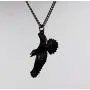 Black Raven Black Crow Gothic Pewter Pendant Necklace Black Raven Black Crow Gothic Pewter Pendant Necklace