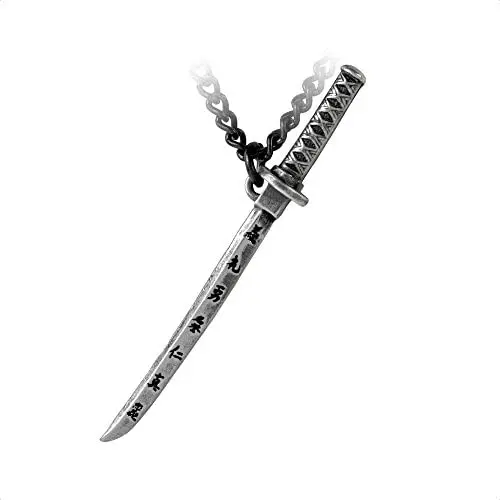 Alchemy Gothic Bushido Samurai Sword Pendant Necklace Alchemy Gothic Bushido Samurai Sword Pendant Necklace
