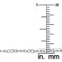 Kooljewelry Sterling Silver Twisted Curb Chain Necklace (1 mm, 1.2 mm or 2.1 mm)