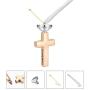 XIUDA Jewelry Cross Urn Necklace Pendant Memorial Ash Jewelry for mom & dad