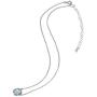 Sterling Silver Genuine or Synthetic Gemstone 6mm Round Solitaire Bezel-Set Dainty Choker Necklace