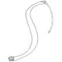 Sterling Silver Genuine or Synthetic Gemstone 6mm Round Solitaire Bezel-Set Dainty Choker Necklace Sterling Silver Genuine or Synthetic Gemstone 6mm Round Solitaire Bezel-Set Dainty Choker Necklace