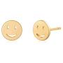 MYEARS Women Stud Earrings Gold Pyramid Diamond-shape Palm Leaf Bird Swallow Unicorn Smile Face Minimalist 14K Gold Filled Tiny Boho Beach Simple Delicate Handmade Hypoallergenic Jewelry Gift