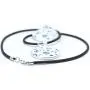 andrii volodko 3 mm Black Rubber Chain Necklace 18/20/22 in with Sterling Silver Secure Lobster Lock Clasp andrii volodko 3 mm Black Rubber Chain Necklace 18/20/22 in with Sterling Silver Secure Lobster Lock Clasp